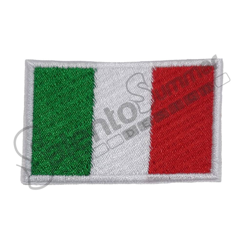 Bk05 bandiera Italia Piccolo ITALY bandiera ricamate STAFFA immagine Patch 4,6 x 3 cm 