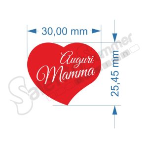 Etichette Adesive Auguri Mamma Stampa Digitale Salento Summer Design Ruffano