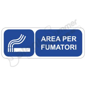 Adesivo Area Fumatori Salento Summer Design Ruffano