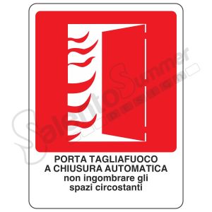 Adesivo Emergenza Incendio Porta Tagliafuoco Stampa Digitale Salento Summer Design Ruffano