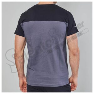 T-Shirt Bicolore Oviedo Manica Corta Cotone Jersey Girocollo Dietro Abbigliamento Salento Summer Design Ruffano